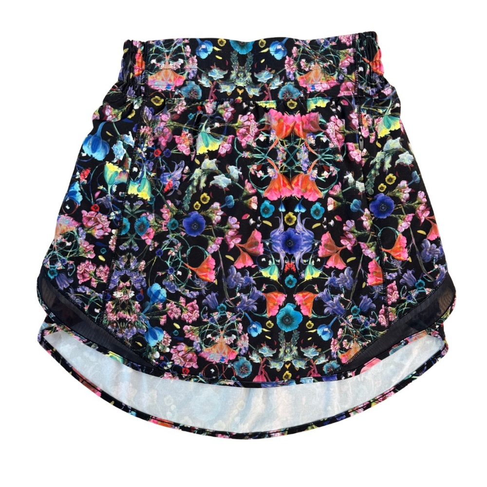 Lululemon Hotty Hot High-Rise Skirt Flowerscope‎ Black Multi 0